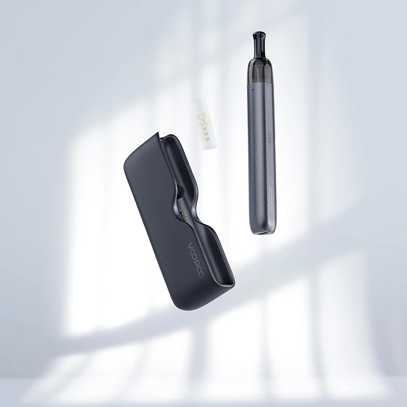 بطارية VOOPOO Doric Galaxy Kit الأصلية بقدرة 10 وات 500 مللي أمبير في الساعة مع بنك طاقة 1800 مللي أمبير في الساعة 2 مل خرطوشة جراب 1.2ohm E السجائر