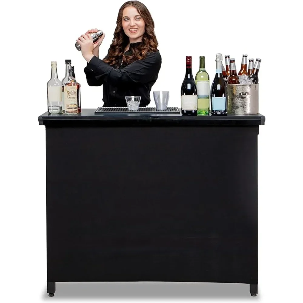 

Portable Bar Table - Mobile Bartender Station for Events Carry Case - Standard or LED Tables