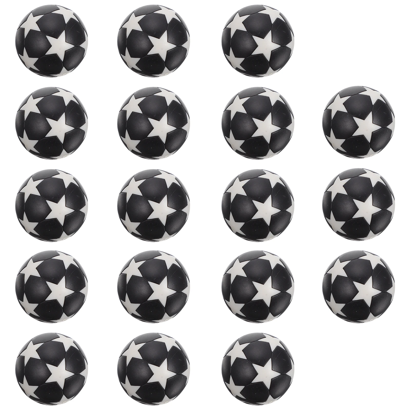 

18 Pcs Model Soccer Toy Child Kids Football Replacement Table Eco-friendly Plastic