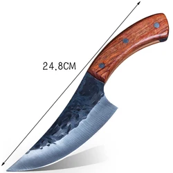Japanese thickened upgraded high carbon steel forged boning knife handmade by Tang chef, household kitchen knife slice knife