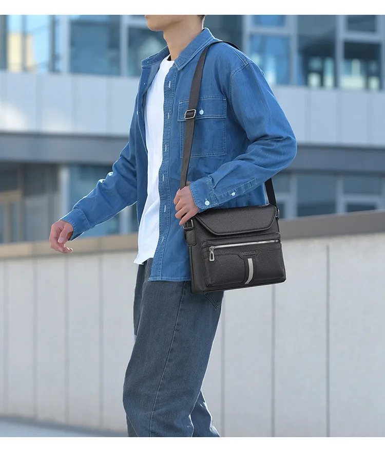 2025 New Single-shoulder Chest Bag, Large-capacity Single-shoulder Crossbody Bag, High-end Men's Korean-style Crossbody Bag