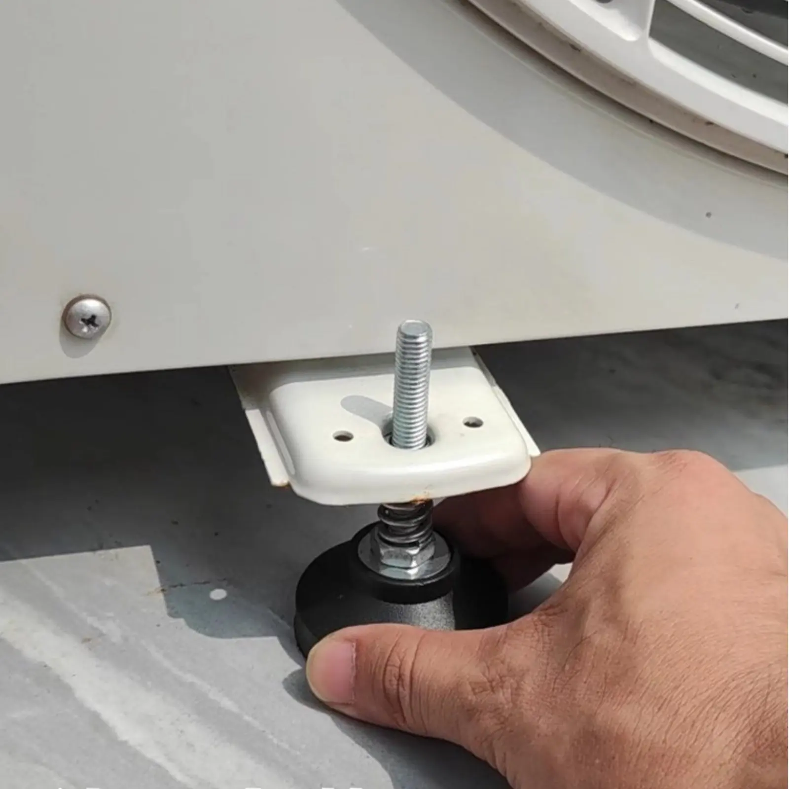 Air Cooling Oscillation Damper Noise Reducing Air Cooling Condenser Mount Rubber Shock Absorber Pad Long-Lasting for Workshop - view 3