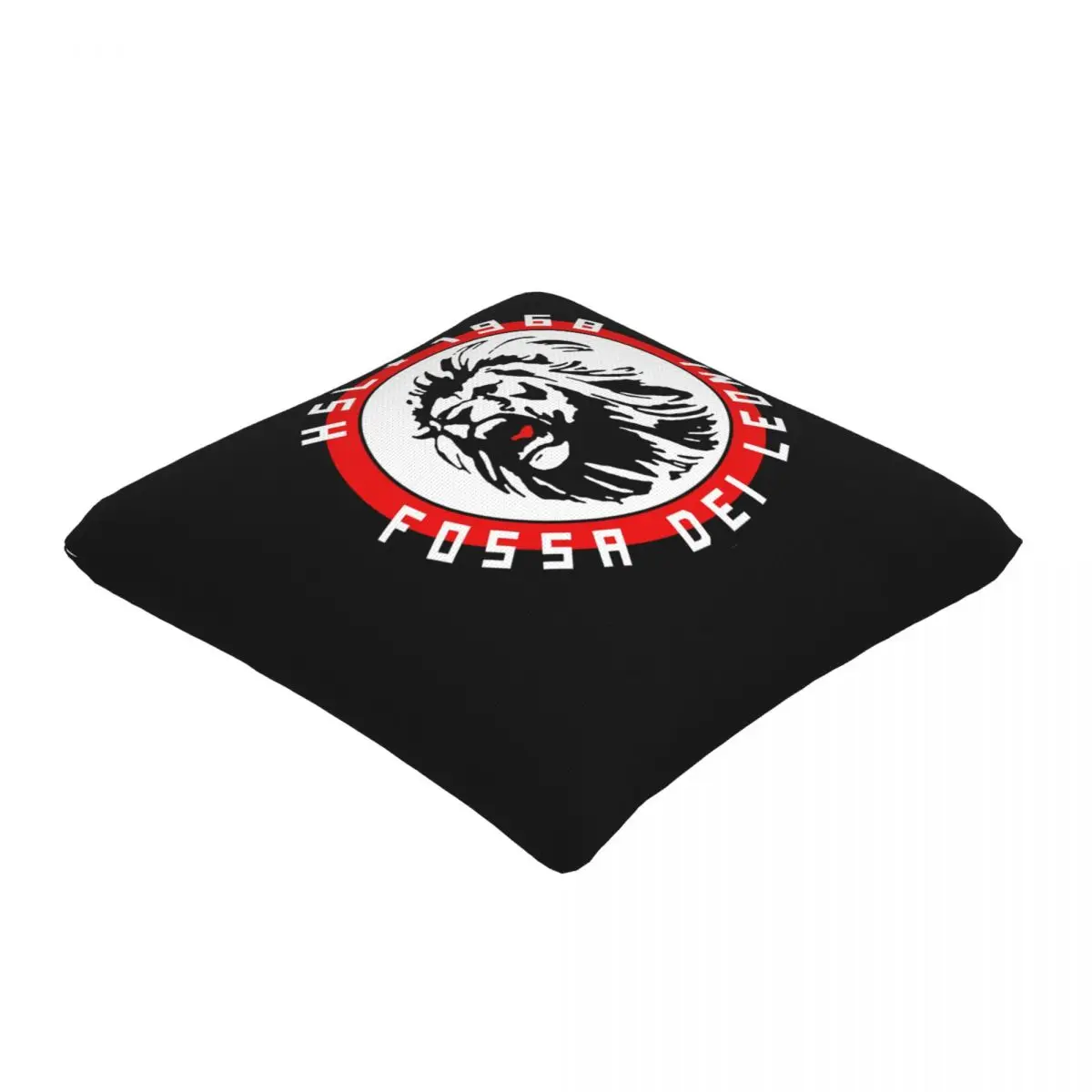 Soft Maglia Ultras Milan Curva Sud Fossa Dei Leoni Linen Pillowcase Throw Pillow Cover Washable Customized Cushion Cover