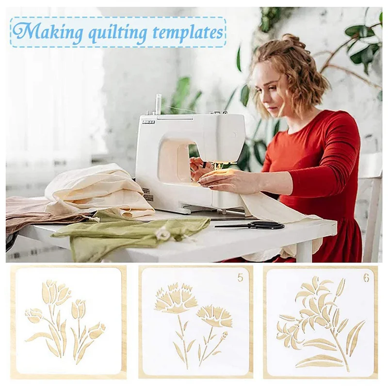 Y50A-60Pcs صفائح استنسل مايلر شفافة 12 بوصة صفائح مواد استنسل فارغة، لقطع الصور الظلية المتوافقة