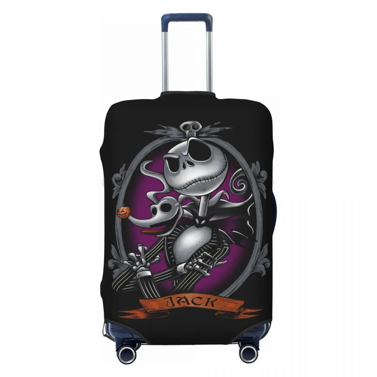 Moda pesadilla antes de Navidad Zero Jack Skellington funda protectora de equipaje fundas elásticas para maletas de viaje