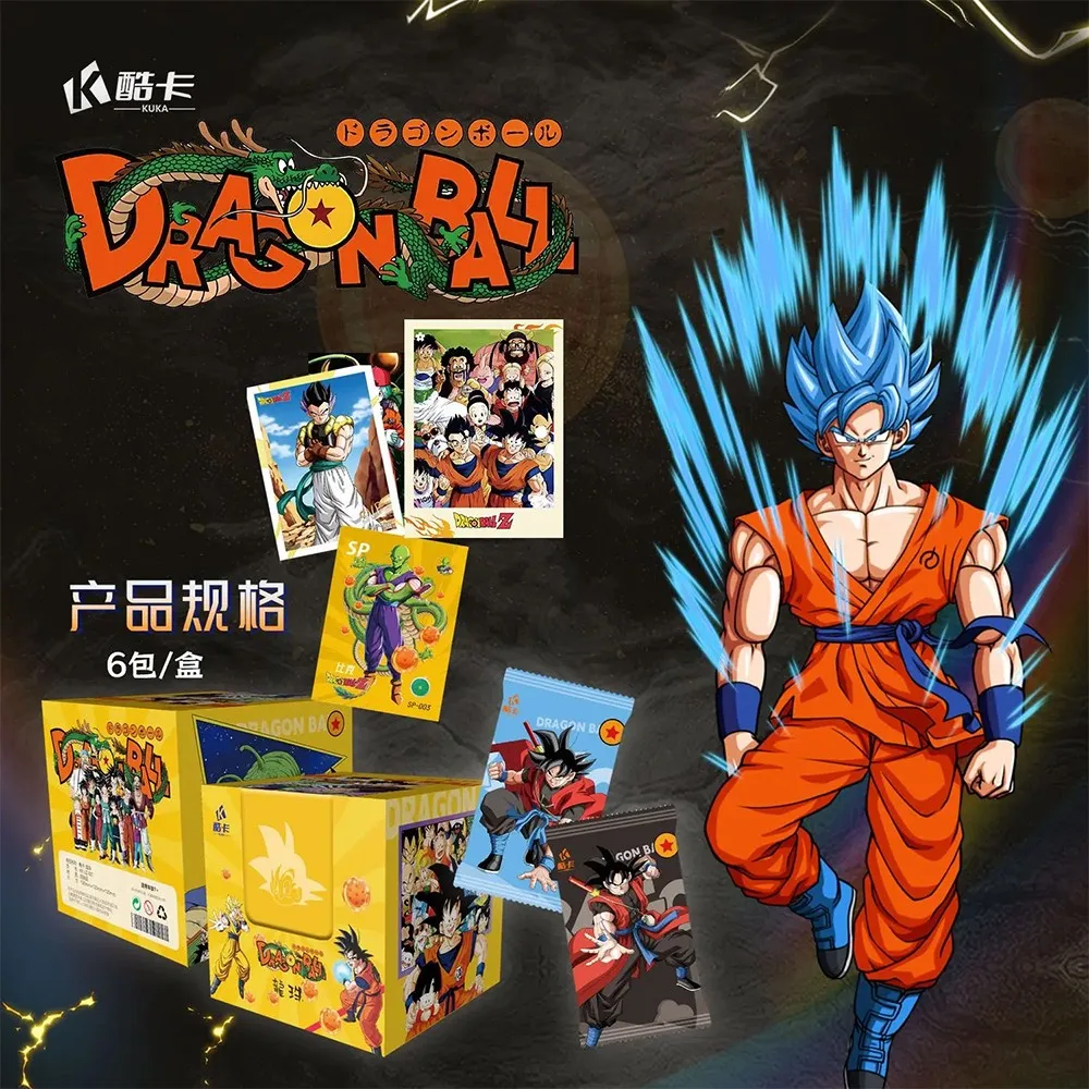 

Новинка Kuka Dragon Ball Z Booster Box торговая карточка игра супер сайян Сон Гоку аниме персонажи коллекция карточная игра детский подарок игрушка