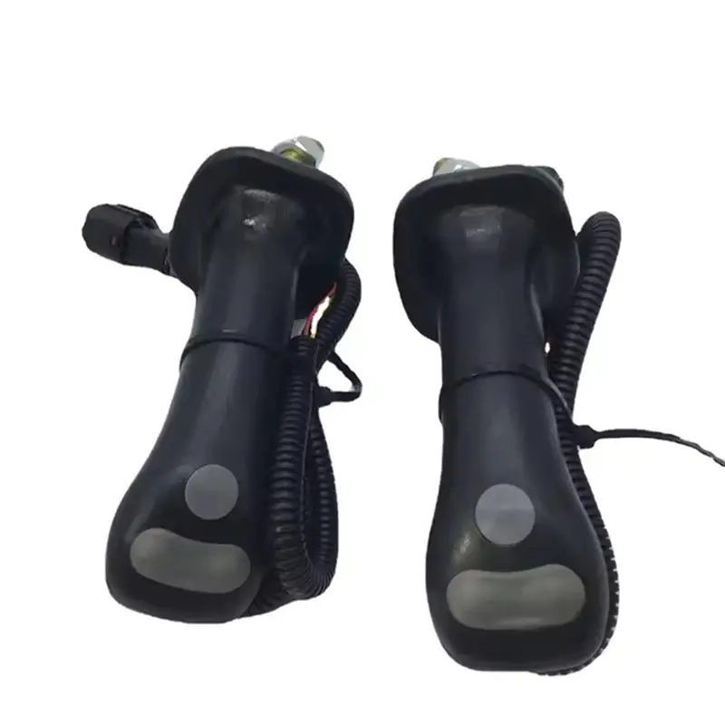 AA81-Joystick Excavator Accessories 2Pcs For KOVAX DX225/DH225-9 DH300-9 Pilot Handle Fit Rubber Parts