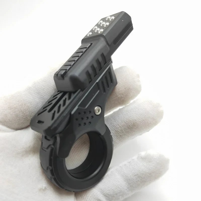 Lager Zoom Legierung Ratsche Rad Fidget Ring EDC Haptische Slider Fidget Spinner Multifunktions Metall Fidget Spielzeug