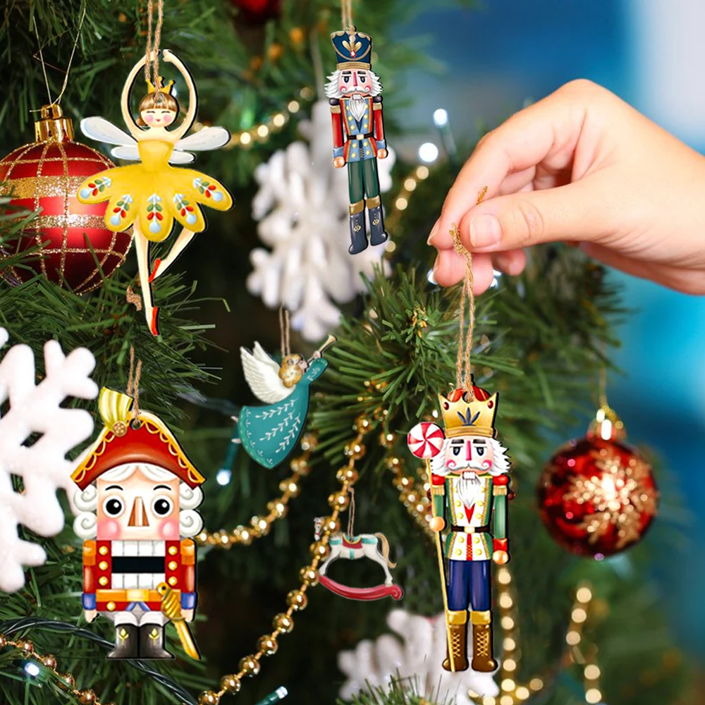 12 unids/set de colgante de tí - Nutcracker Figurine reseña y precio
