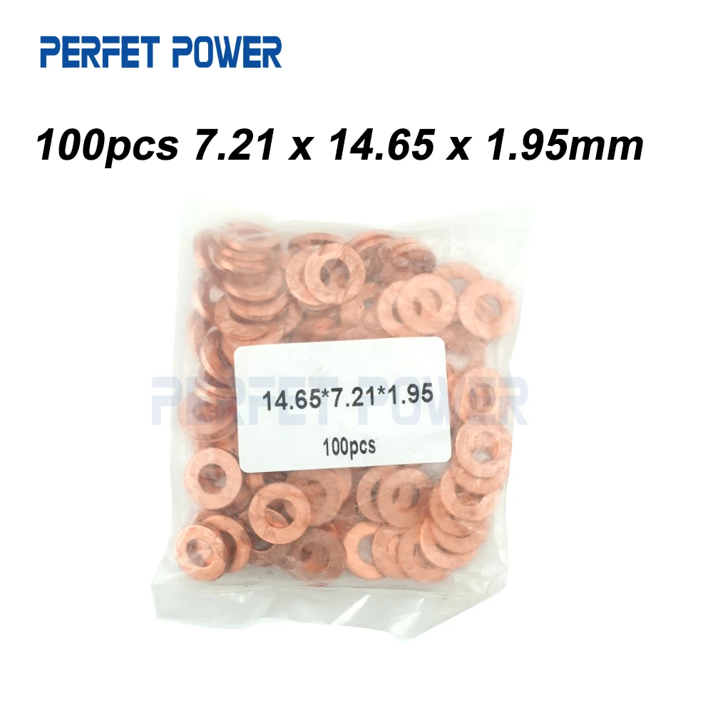 100 шт. 7,21x14,65x1,95 мм дизельные порты форсунок, шайбы, крепежные детали шайбы форсунки, новинка в Китае