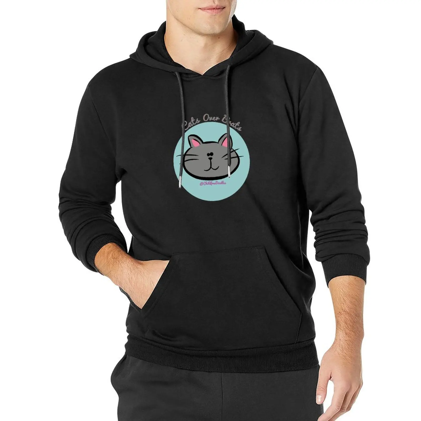 

CATS OVER BRATS Pullover Hoodie autumn jacket men men's sweat-shirt set new in hoodies and blouses