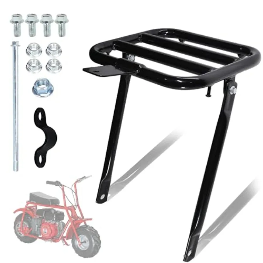 

Комплект задней грузовой багажника для мини-велосипеда Coleman ct100u 98cc, прочный металлический дизайн с грузоподъемностью для тяжелых условий эксплуатации, простая установка