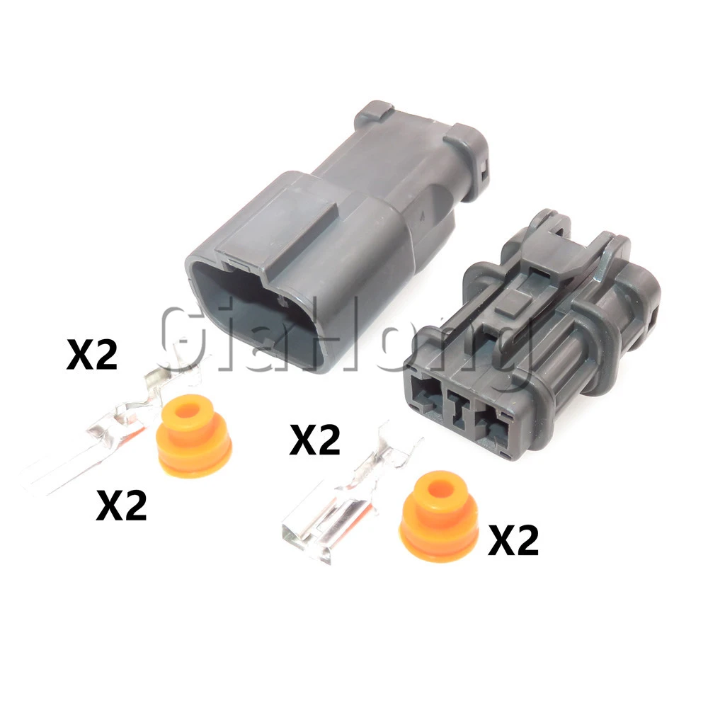 1 Set 2 Ways 7222-6423-30 7222-6423 7123-6423-30 7222-6423-40 Car Sealed Connector Assembly Starter Radiator Waterproof  Socket