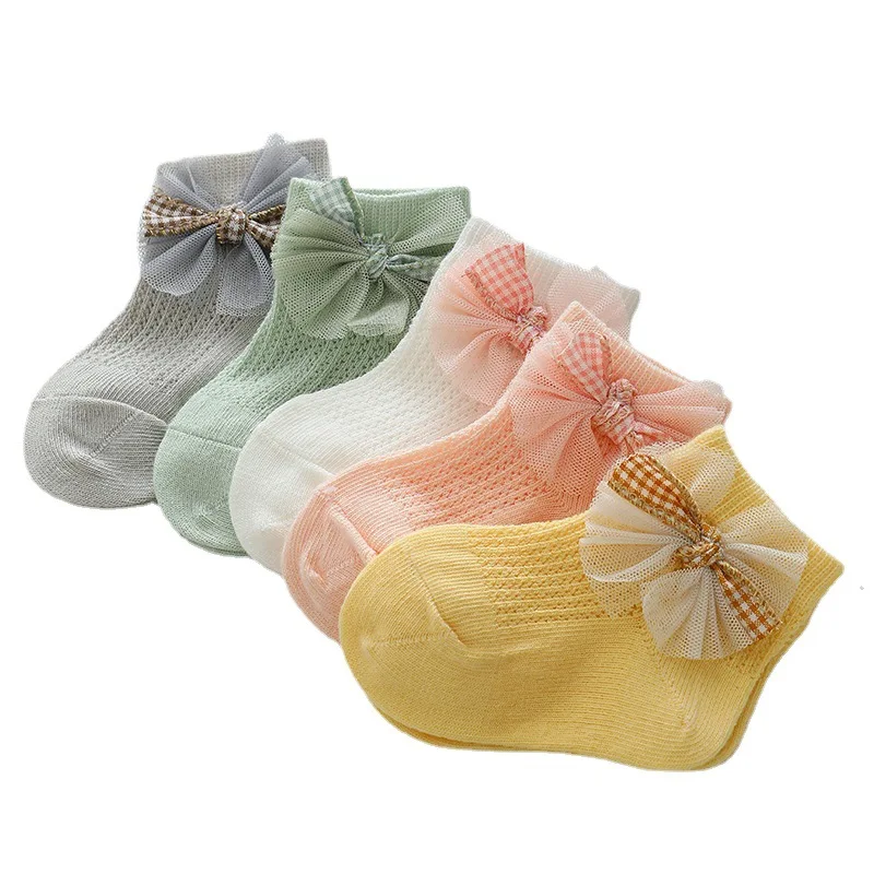 

Newborn Baby Socks For Girls Cotton Lace Infant Girls Sock Princess Bow Toddler Baby Girls Socks Spring 0-24M