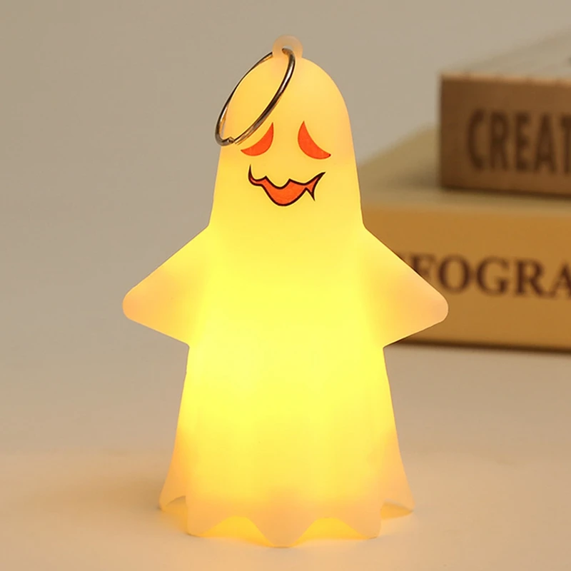 

1Set Ghost Lamp Desktop Decoration Halloween Ornament Ghost Lamp Ornament Decoration Ornament