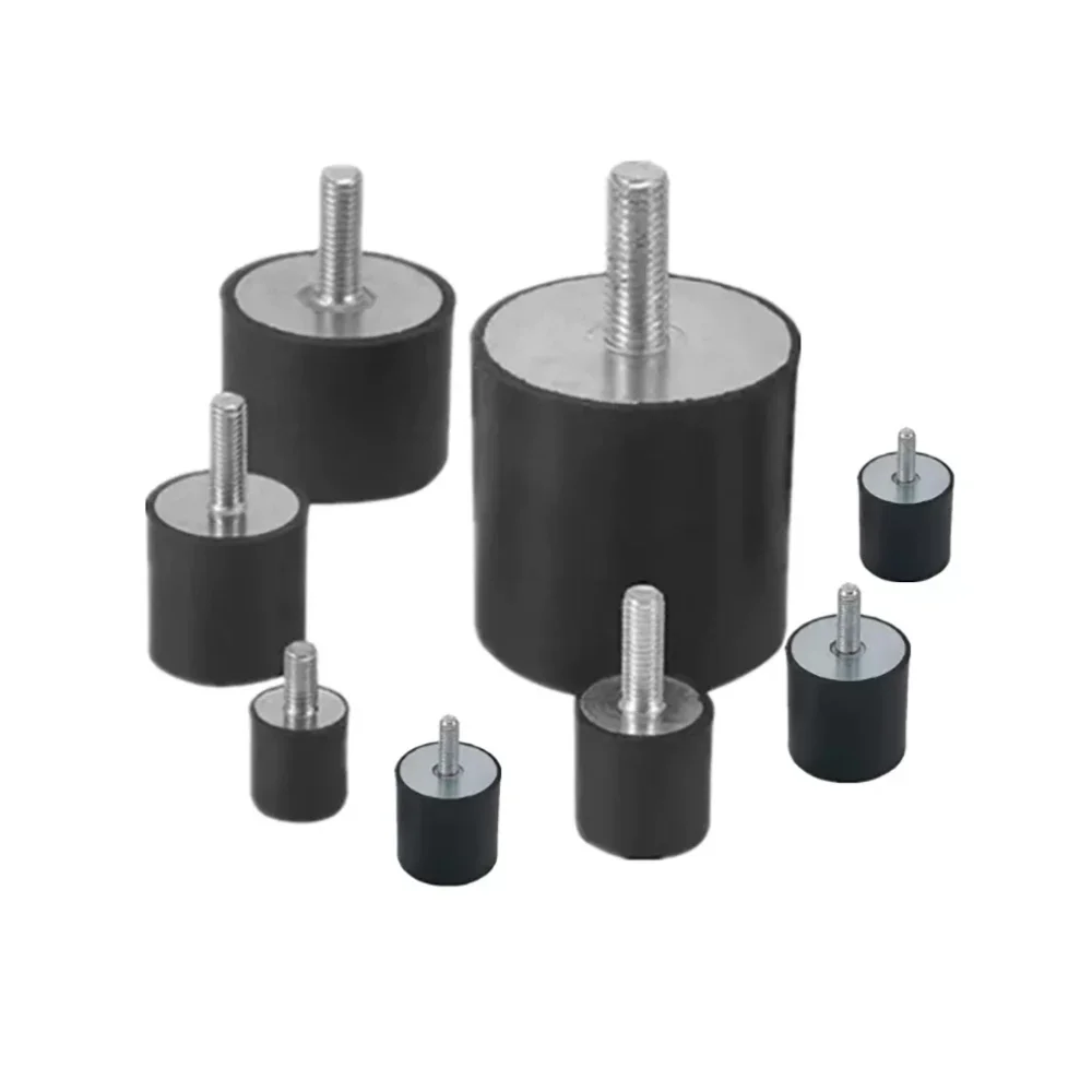 1/2/4/6Pcs VE-Type Male Thread Crash Pad Rubber Silent Mount M3 M4 M5 M6 M8 M10 Buffer Screw Dia 8mm-60mm Shock Absorbers