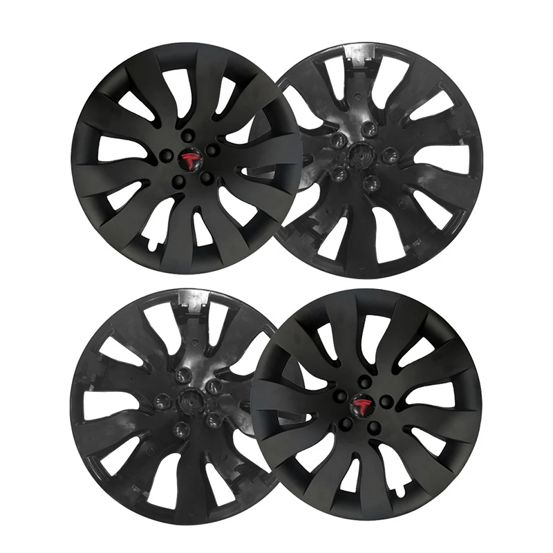 

Exterior Accessories Replace 4Pcs Hub Caps for Tesl Model 3 18inch exclusive design Wheel Hubcap Cover fit for Model Y