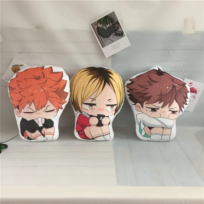 Top 10cm Anime Haikyuu Plush Doll Anime Volleyball plush keychain Stuffed Animals Soft Plush Children Gifts Doll Birthday Boys