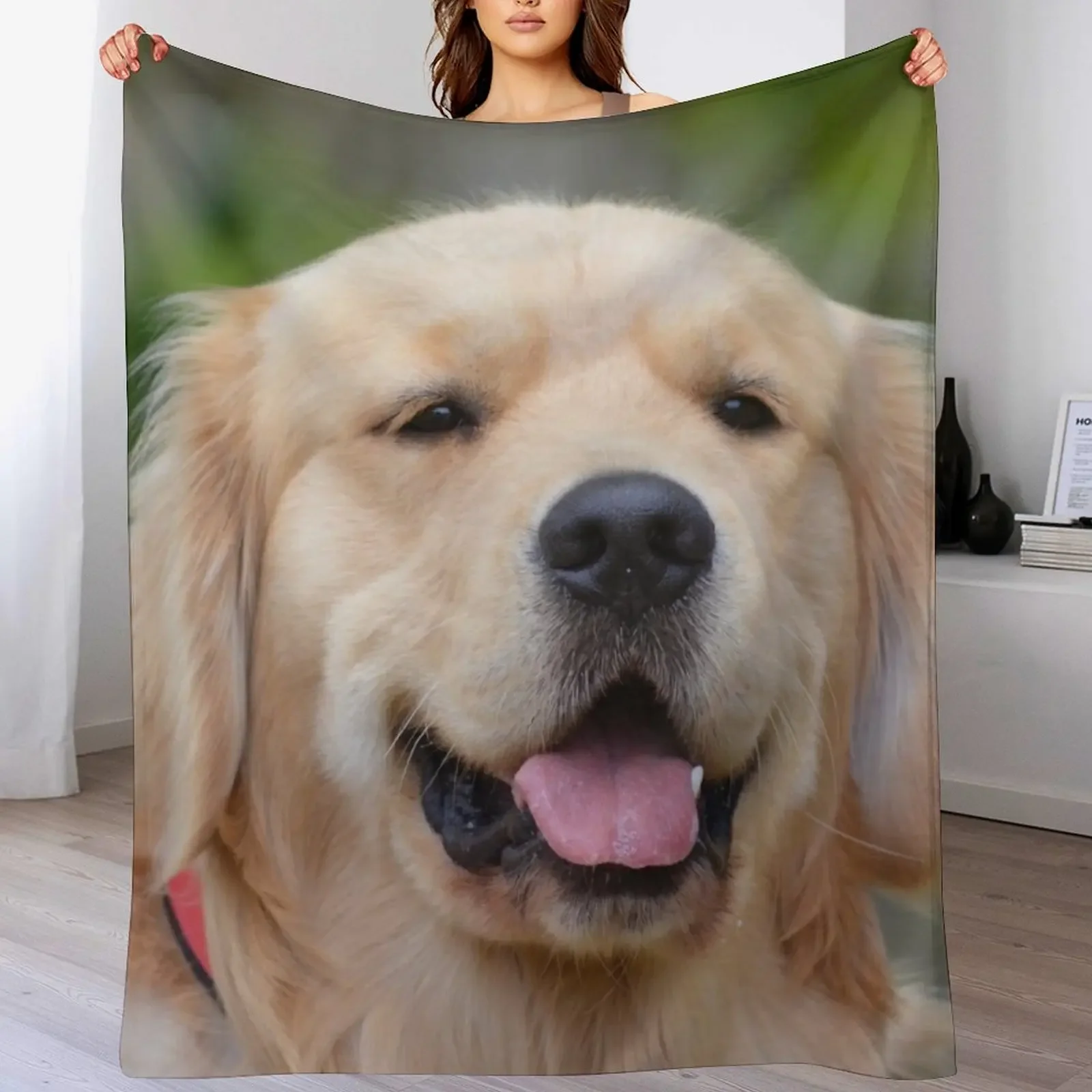 

Golden Retriever Throw Blanket funny gift Kid'S Luxury St Warm Blankets