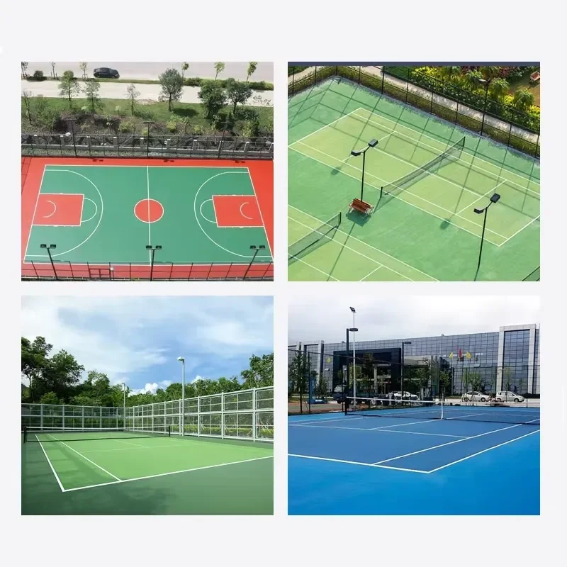 Professional Panoramic Anti-Glare Polarized Lens Waterproof Aluminum LED Flood Light for Indoor Tennis Court High Mast