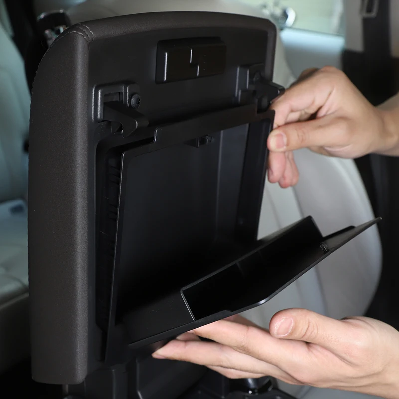 

ABS Black For Land Rover Discovery 5 LR5 2017-20 Car Armrest Box Hidden Storage Box Multifunctional Storage Box Car Accessories