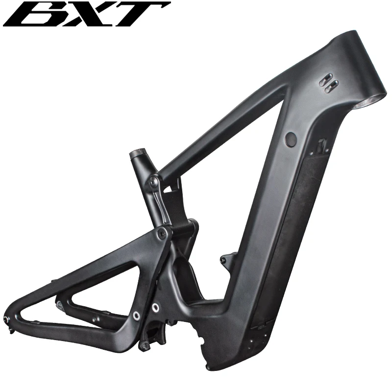 BXT 29er E-MTB Telaio per mountain bike in carbonio a sospensione completa da viaggio 150mm AM Bike Telaio MTB elettrico a sospensione completa in