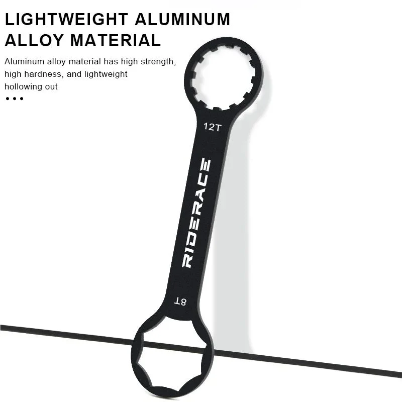 RIDERACE Bicycle Front Fork Wrench Spanner Mountain Bike Suspension Cap Removal Installation Tool For Suntour XCM XCR XCT RST