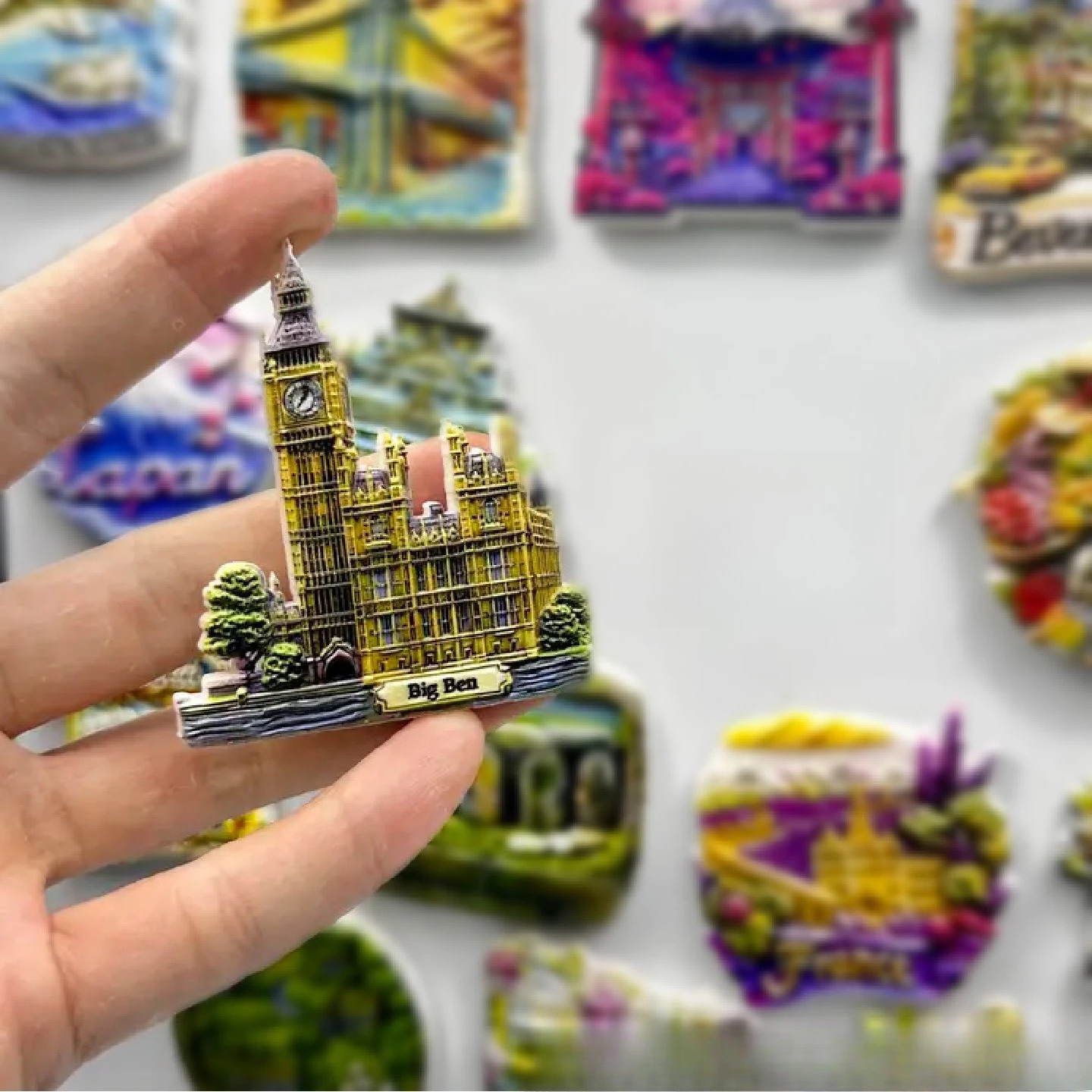 

3D Big Ben London Fridge Magnet – UK Travel Souvenir, Vintage Collectible Refrigerator Magnet for Home Decor & Creative Gift