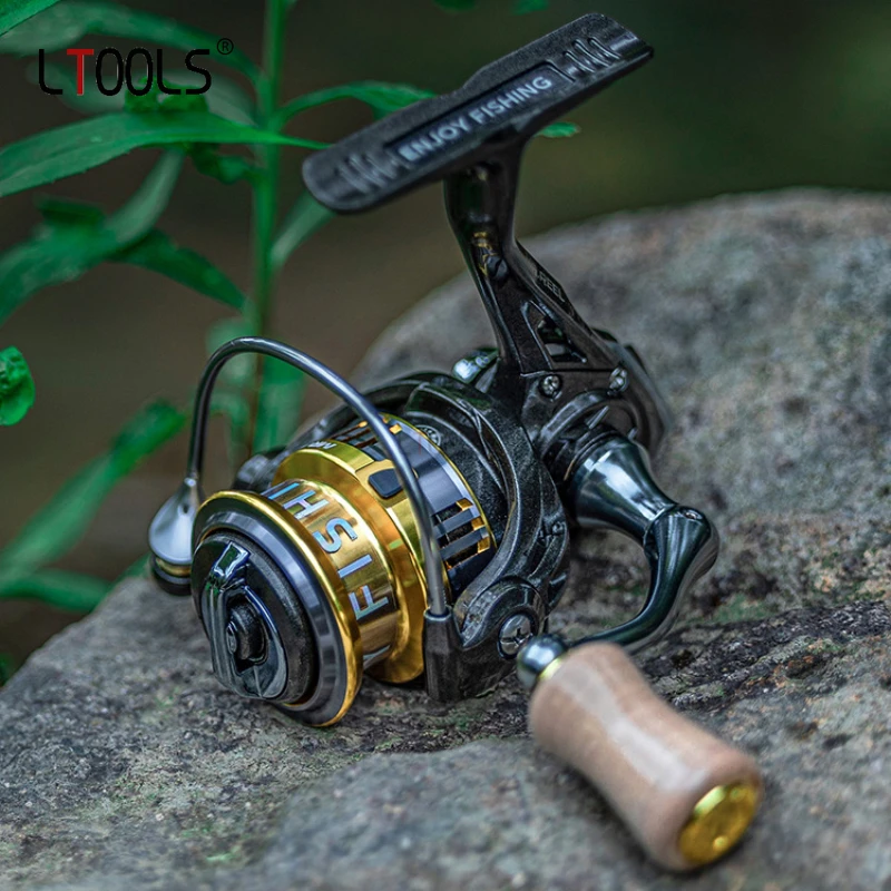 

Fishing Spinning Reel Metal Spool Carp Fishing Reel KDF1000s 5KG Drag System High Speed 5.2:1 Gear Ratio Lakes Fishing Tackle