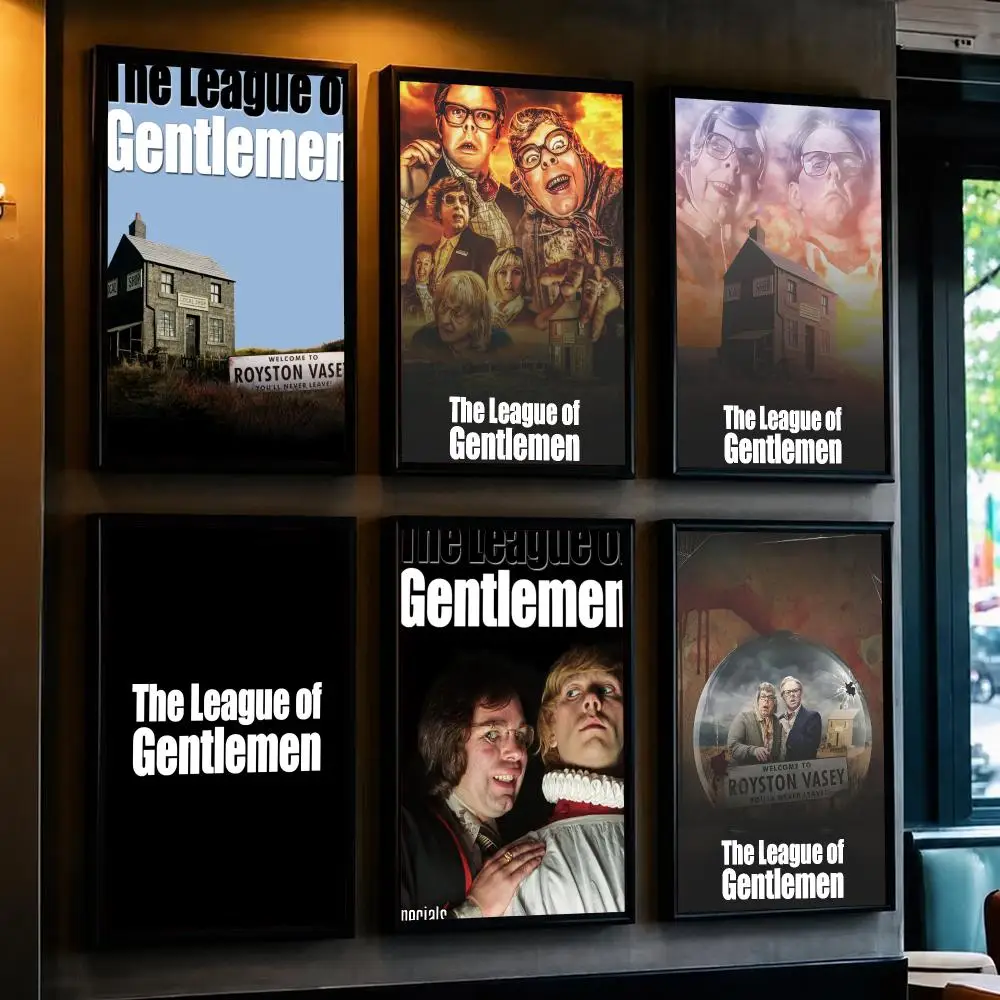 tv series T-The League of Gentlemen-N Poster Minimalist Wall Sticker for Cafe Office Bar Home Decor and Gift