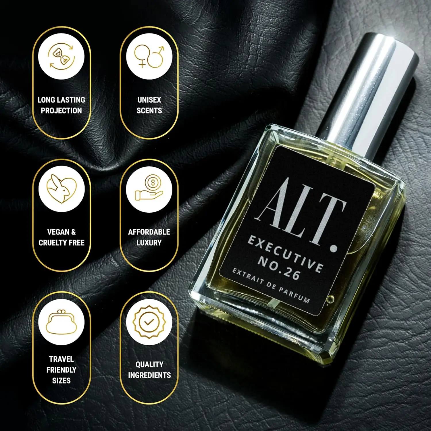 

ALT. FRAGRANCES Executive No.26 Extrait de Parfum 60ml Men's Perfume Inspired by Aventus Creed Bergamot Blackcurrant Scent