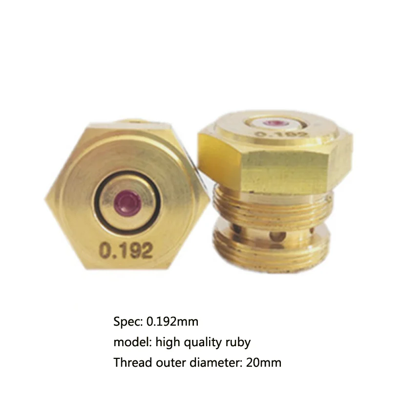 

Wire Cutting Water Nozzle Middle Wire Accessories Eye Mold Diamond Water Nozzle Guide Wire Nozzle Eye Mask 0.192