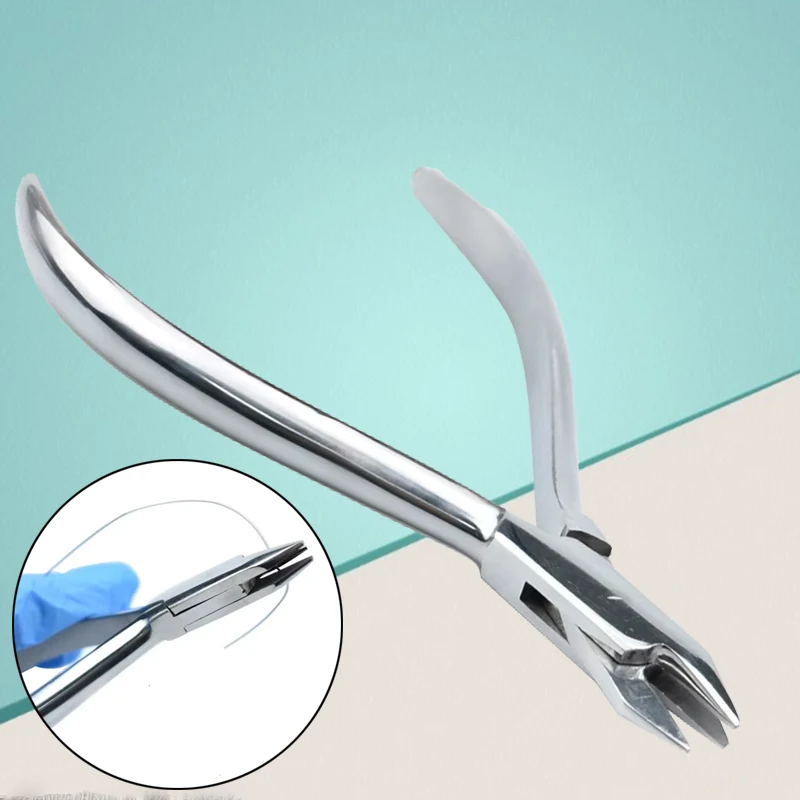 

Dental Orthodontic Three Jaw Plier Three-Prong Forcep for Shaping and Bending Steel Wire Dentistry Clinic Supplies