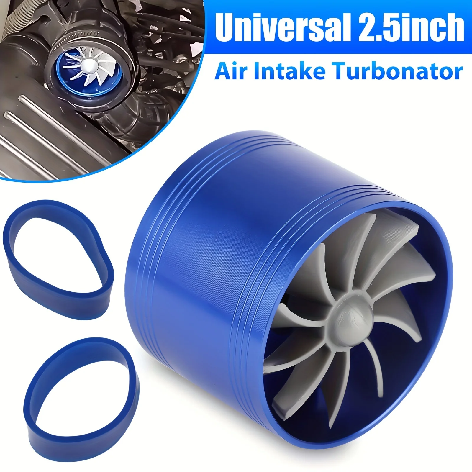 1PC Single-Sided Turbocharged F1-Z Intake Turbocharged Car Engine Turbocharger Power Durable Car Modification Accessory