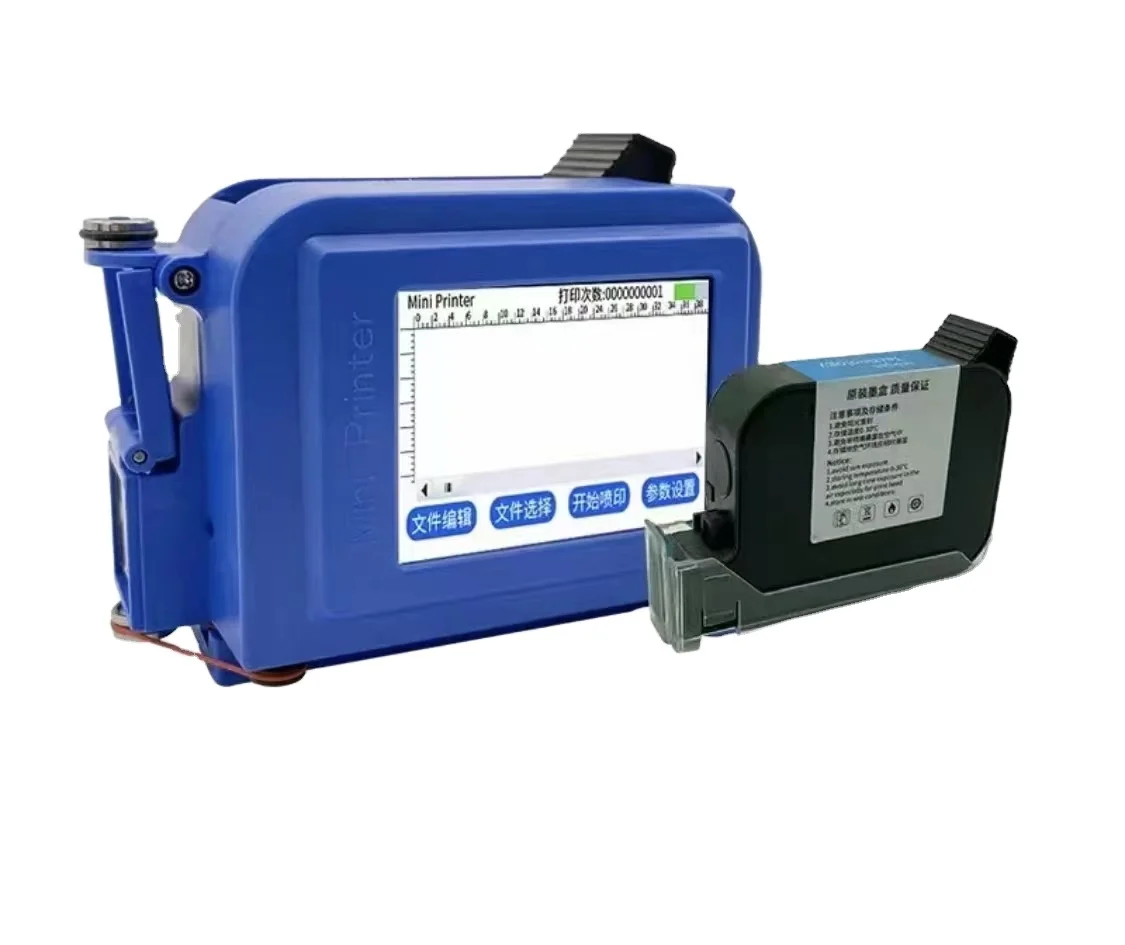 Mini Smart Intelligent Expire Date Tintenstrahldrucker Handheld Digitaler tragbarer Drucker für den Batchcode-Druck von Box-Logo