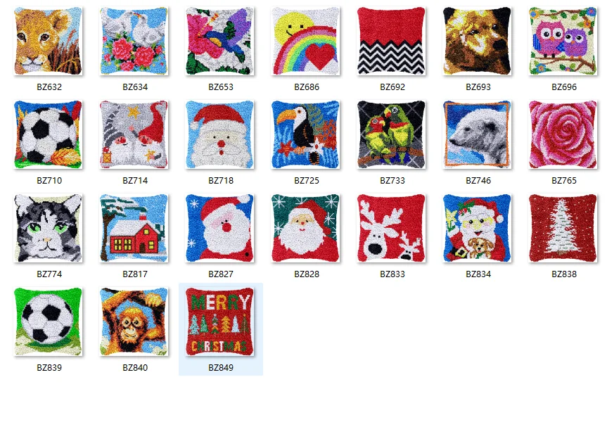 

Комплект крючков для защелки пчелы, ковер с печатью на холсте ZD694 ручная страна Xaoppakket, сделай сам, ковер, вышивка, цветы ручной работы, Рождественский человек 2