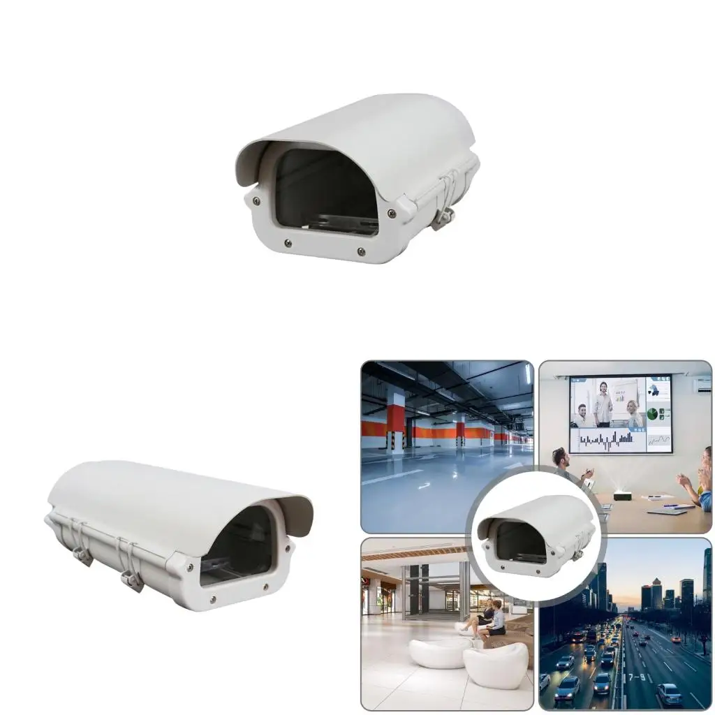 Aluminum Alloy Surveillances Camera Enclosure Rainproof Sun Side Access Design Outdoor Security Camera Housing