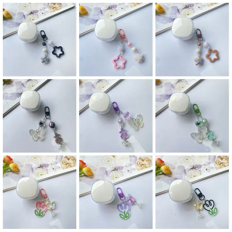 Redmi Buds 6 Active/6play 6 6s 6lite чехол милый мультяшный корпус роскошный брелок с цветком прозрачный силиконовый чехол для наушников