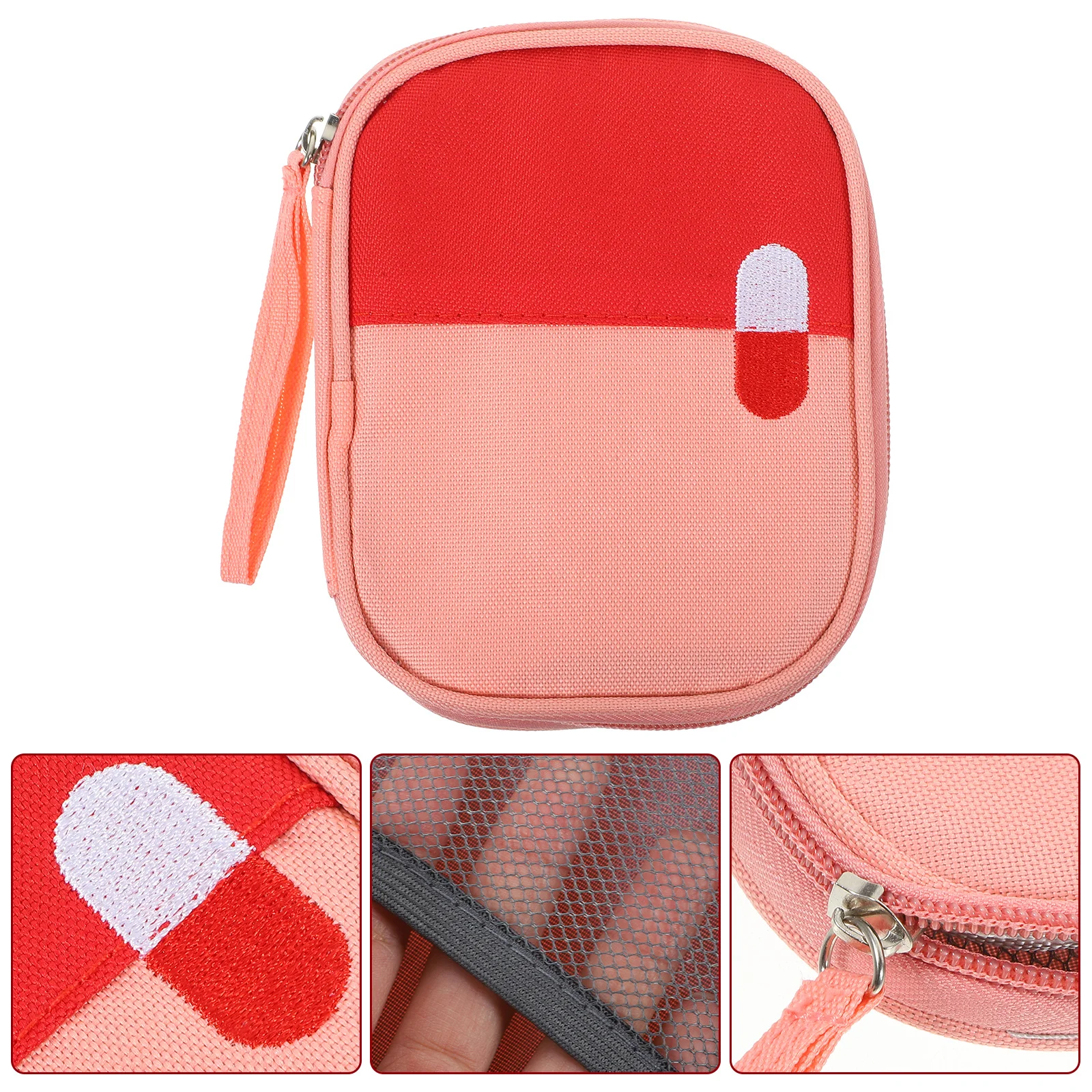 حقيبة الإسعافات الأولية المحمولة المحمولة أكسفورد القماش أشتات الحقيبة المنزلية التمريض السفر الطب تخزين حقيبة التمريض #2