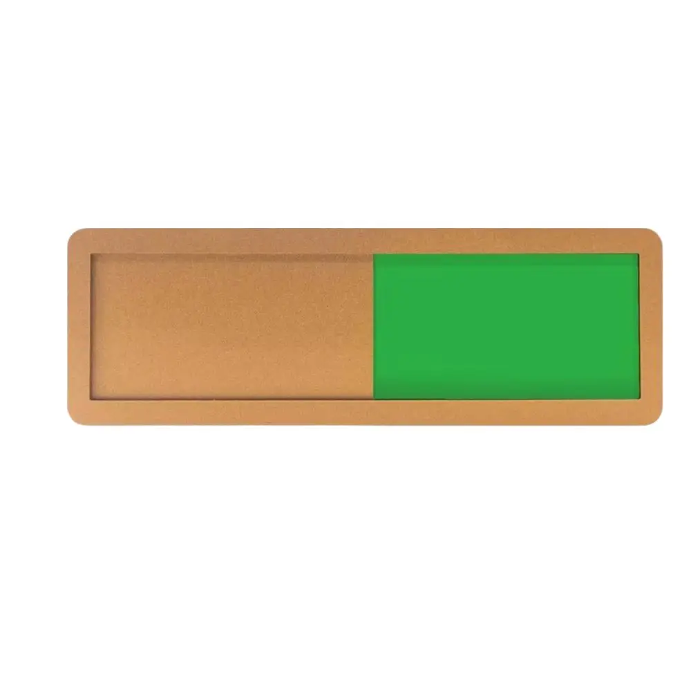Acrylic Bathroom Occupancy Indicator Sign Adhesive Privacy Vacant Occupied Sign Signboard Magnetic Restroom Sign Conference Room