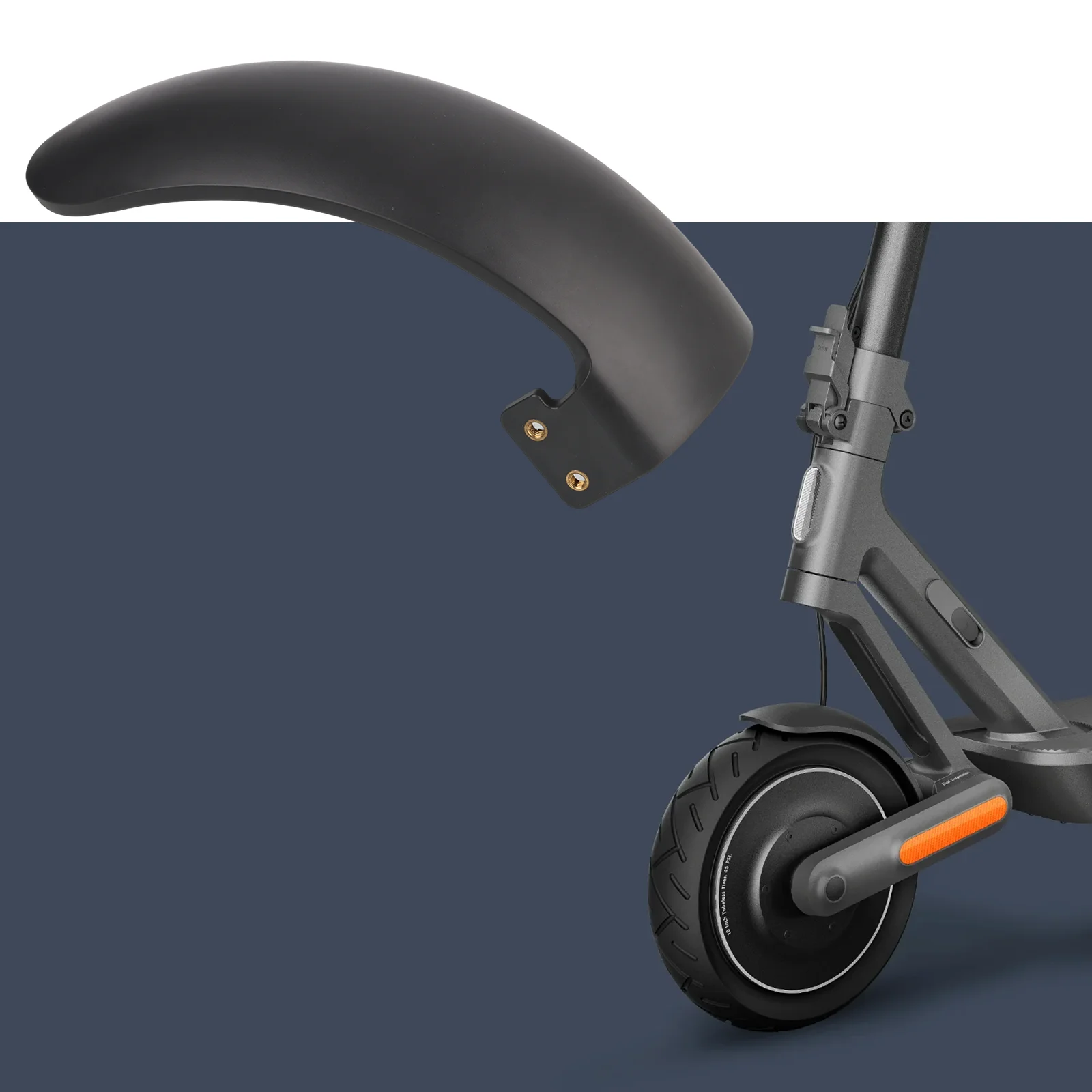 Front Fender For Xiaomi Electric Scooter 4 Ultra Mudguard Waterproof Plastic Case Replacement Parts