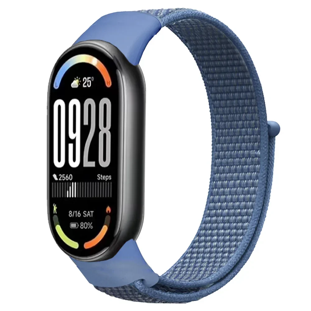 Nylon-Schlaufenarmband für Xiaomi Mi Band 11 10 9 8, atmungsaktives Sportarmband, Uhrenarmband, Mi Band 10 9 8, Zubehör. – Detail 22