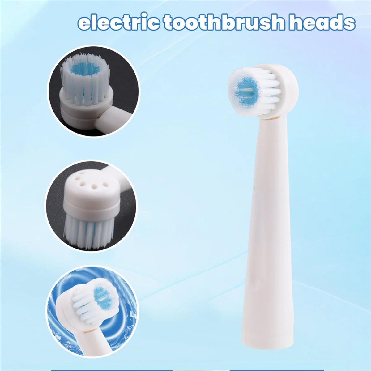 Oral Rotary Electric Toothbrush Waterproof Tooth Whitening Household Dental Care TSLM1