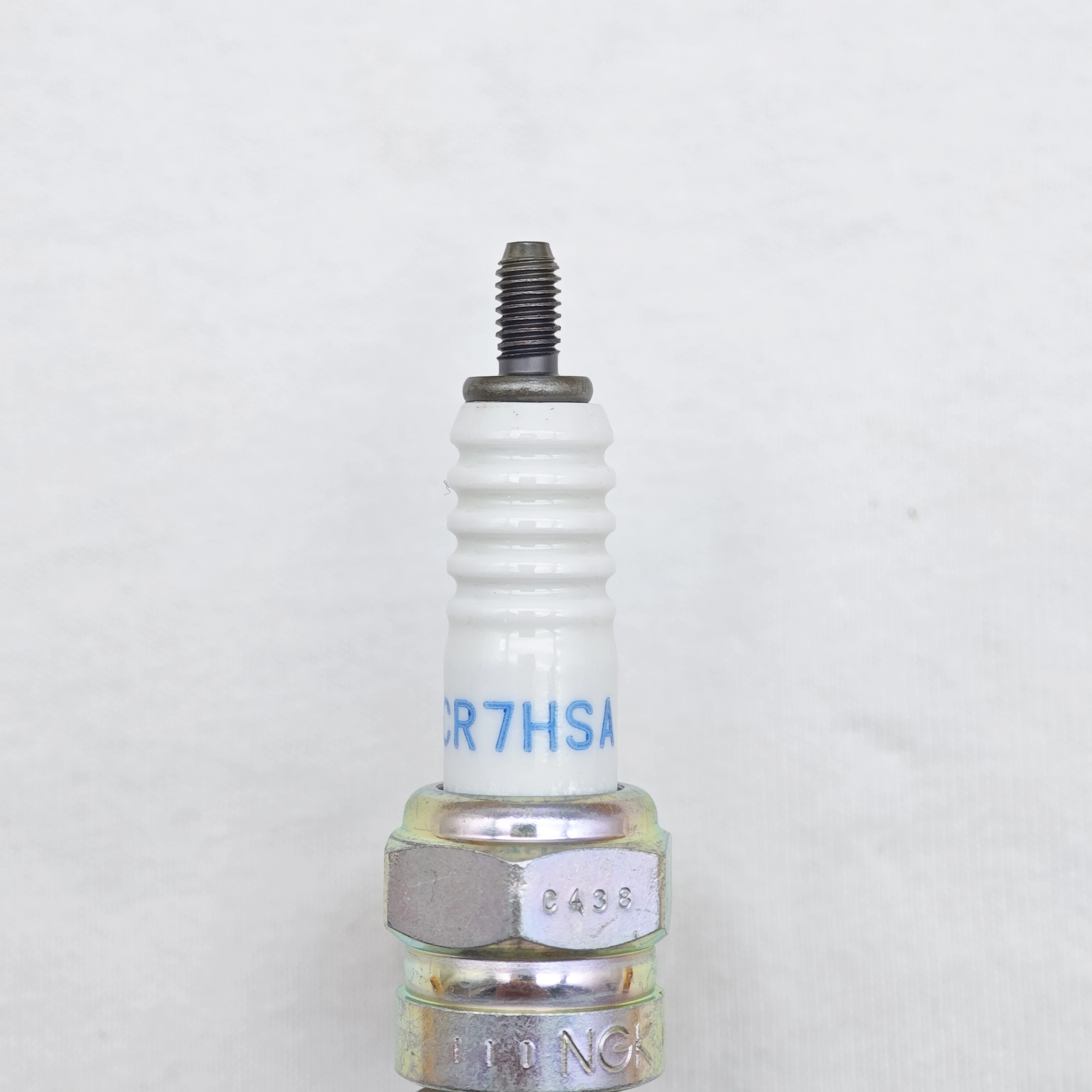 NGK Spark Plug CR7HSA #4549 para CBT125 Haomai GY6 Fantasma Fogo Fuxi Qiaoge, Original, 1Pc