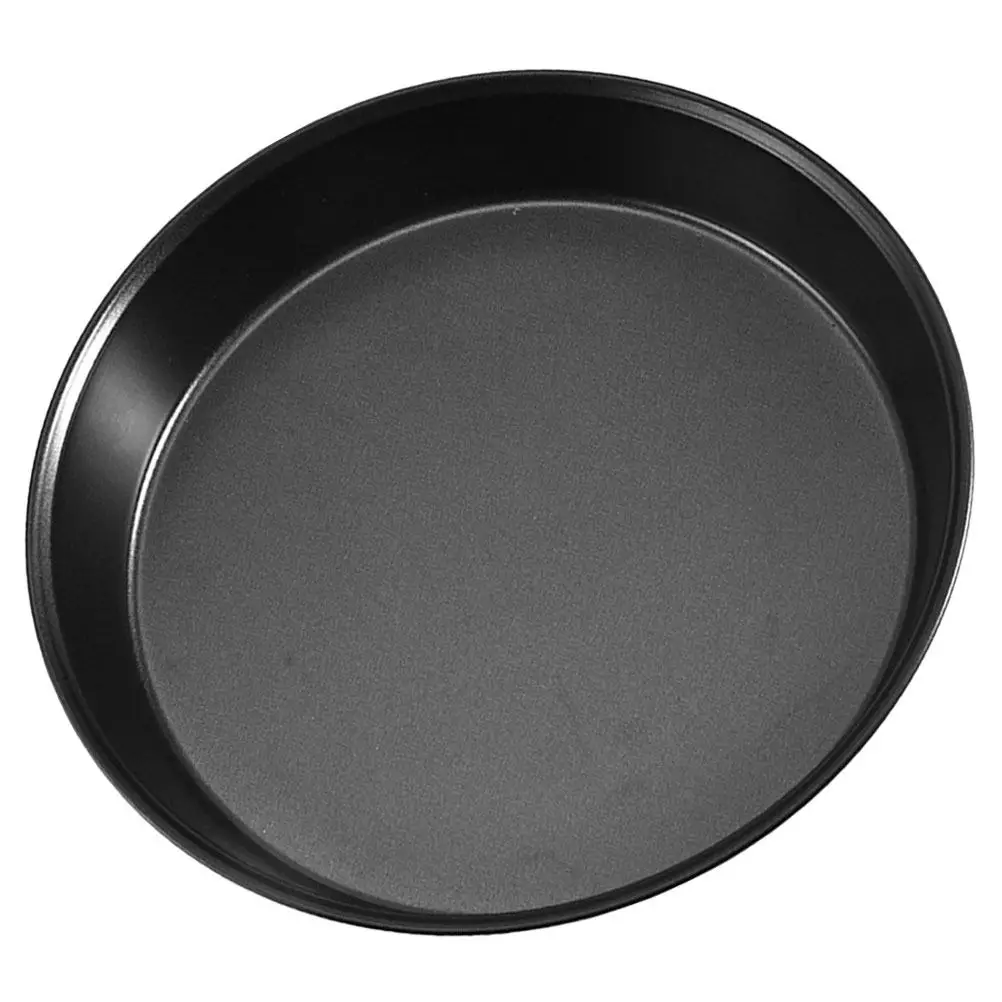 Nonstick Round Carbon Steel Cake Pan – Heat-Resistant Baking Tray for Oven, Pizza & Kitchen Use