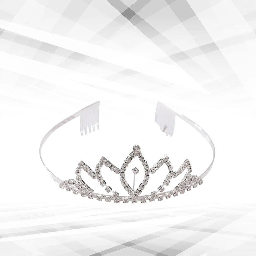 

Luxury Princess Crown Tiara Headband for Women Girls Crystal Headpiece Durable Rhinestone Jewelry Wedding Party Performance