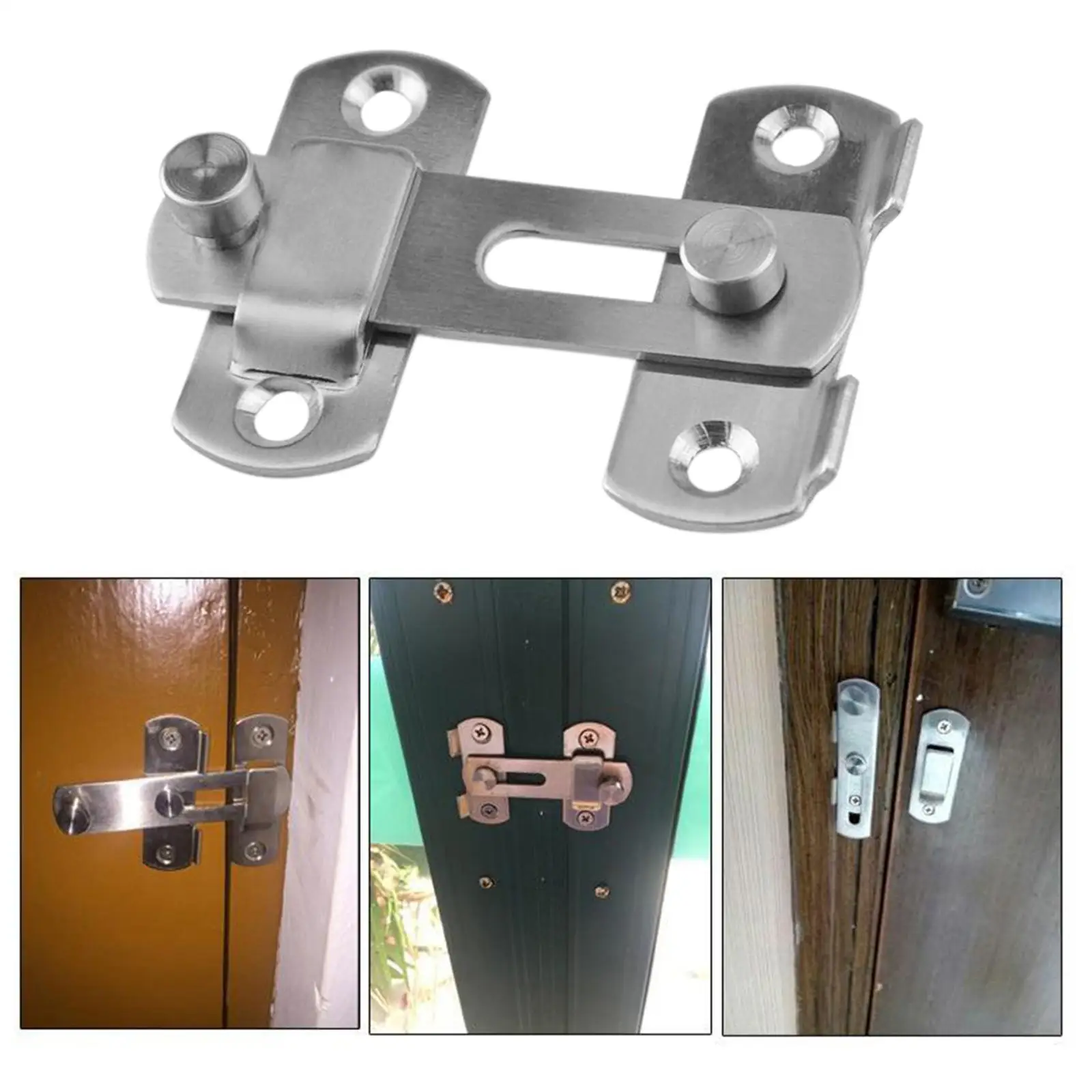 Toilet Shed Door Lock/Catch/Latch Shed Lock Hasp Latches Chain Locks