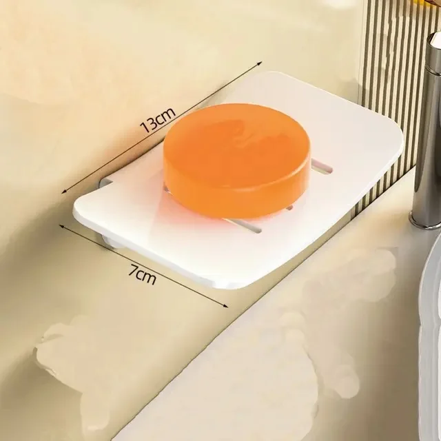 Nieuwe U-Vormige Zeepbakje Aluminium Zeeprekhouder Met Afvoer Badkamer Aan De Muur Gemonteerde Zeepbakje Zeepkist Organizer Accessoires