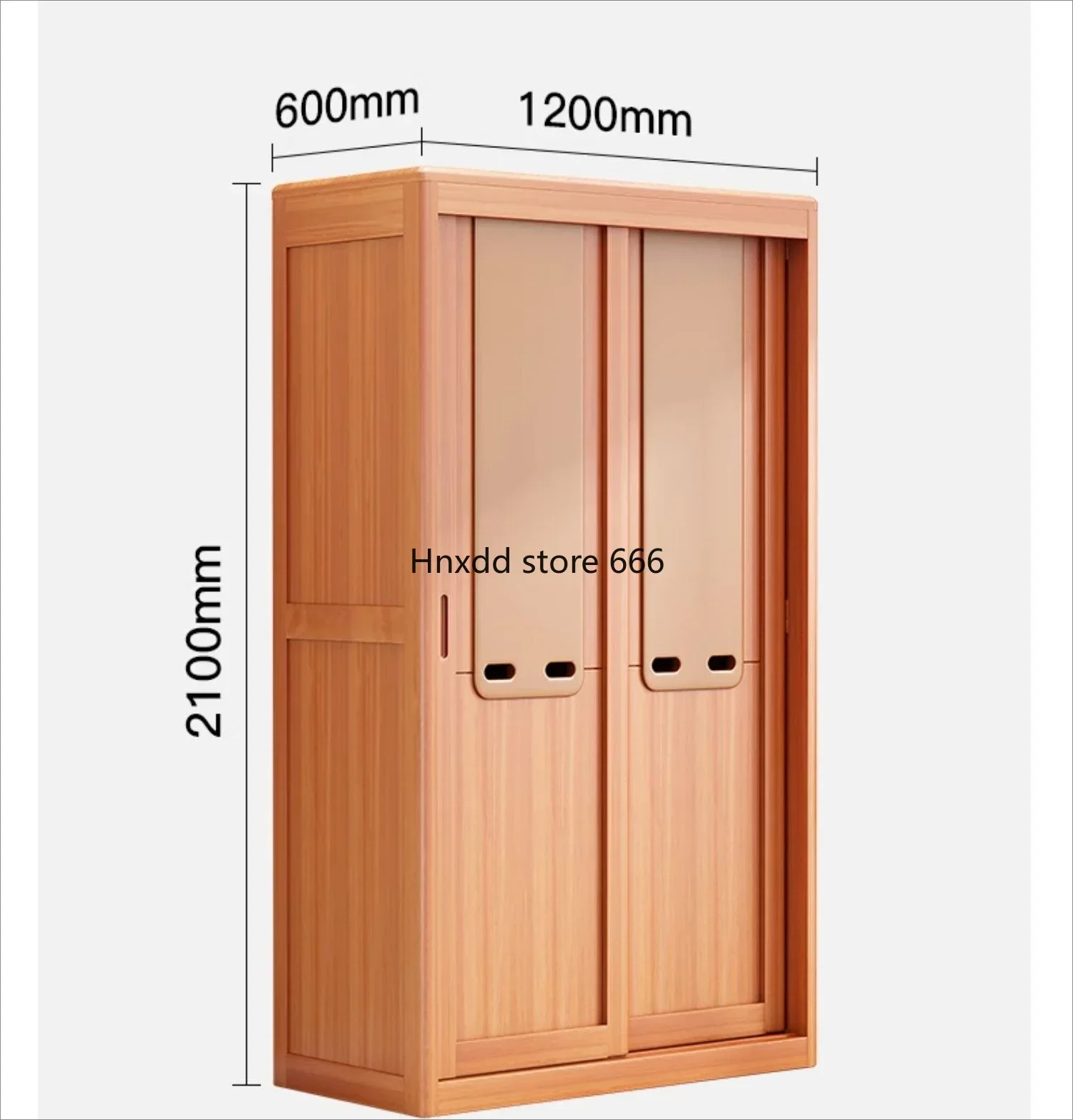 Wardrobe all solid wood natural vegetable oil wood wax oil formaldehyde-free raw materials