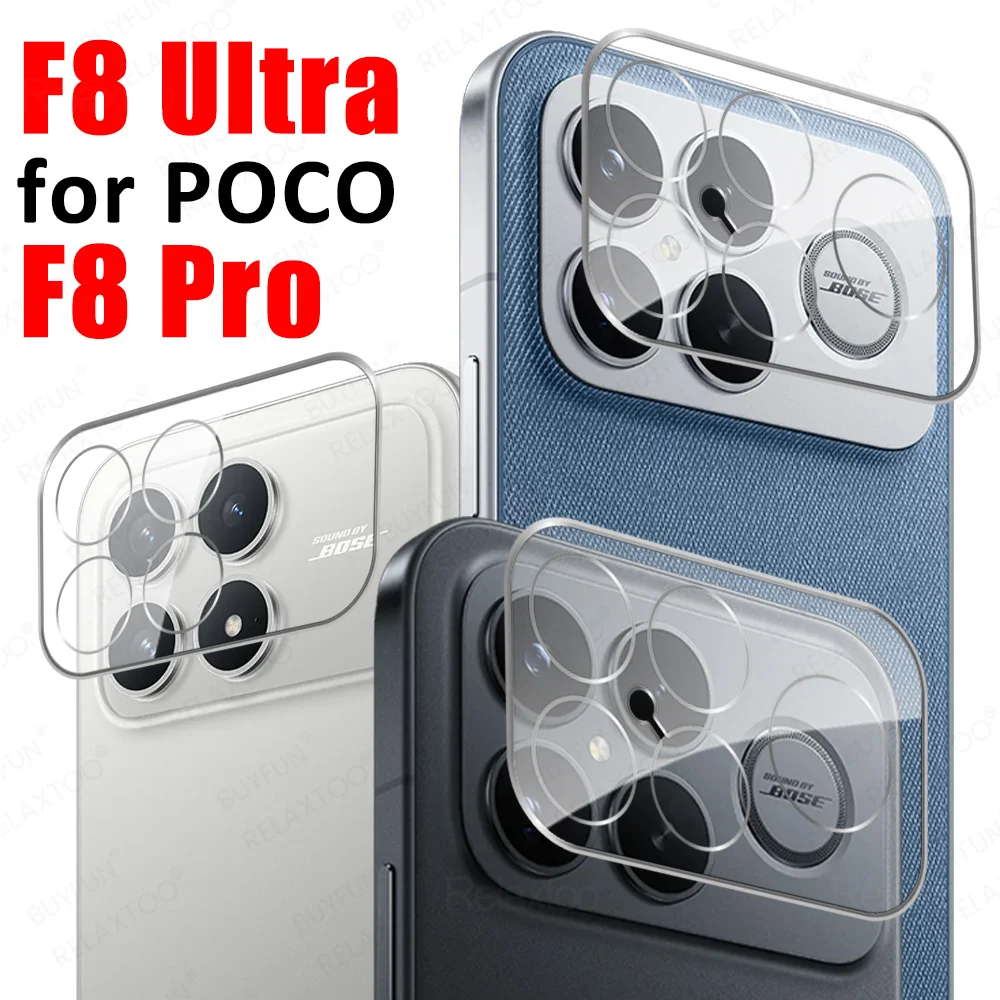 

3D Tempered Glass Lens Cover For Xiaomi POCO F8 Ultra POCOF8 Pro Little F8Ultra F8Pro 5G Rear HD 9H Camera Protector Back Film